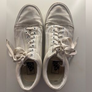 Vans Women’s Off-White Canvas Shoes